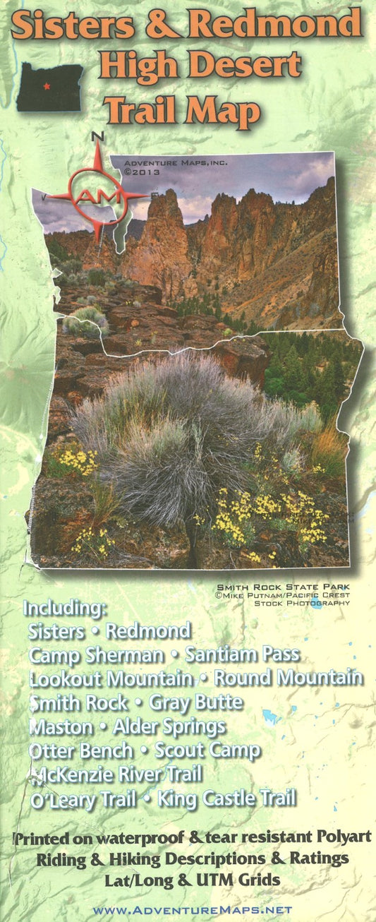 Sisters & Redmond High Desert trail map