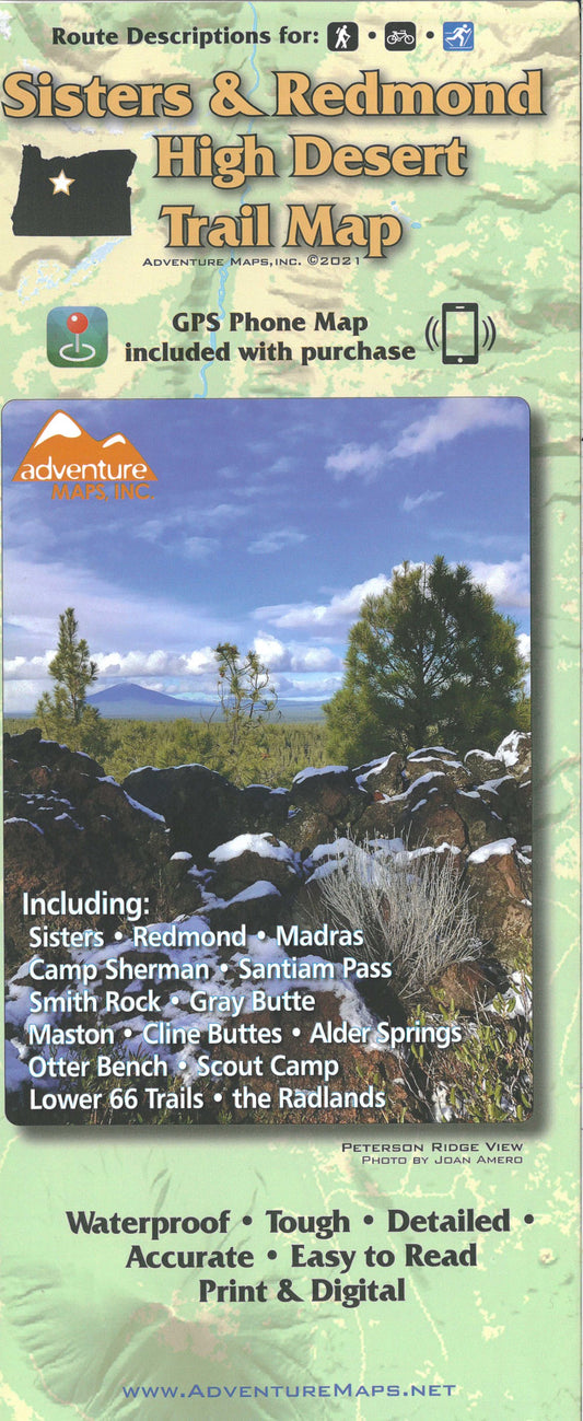 Sisters & Redmond High Desert Trail Map