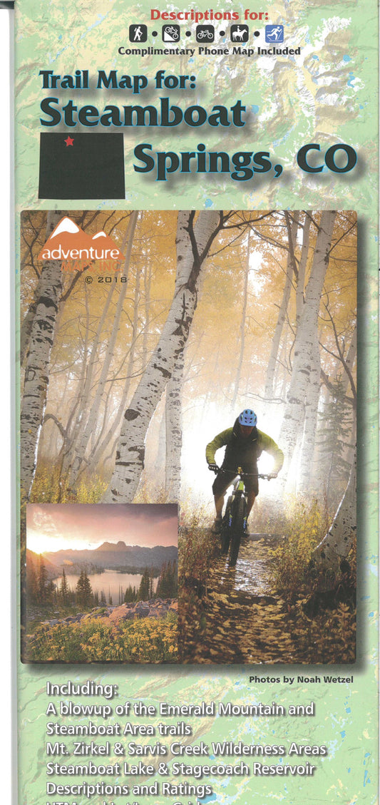 Steamboat Springs, CO, Trail Map