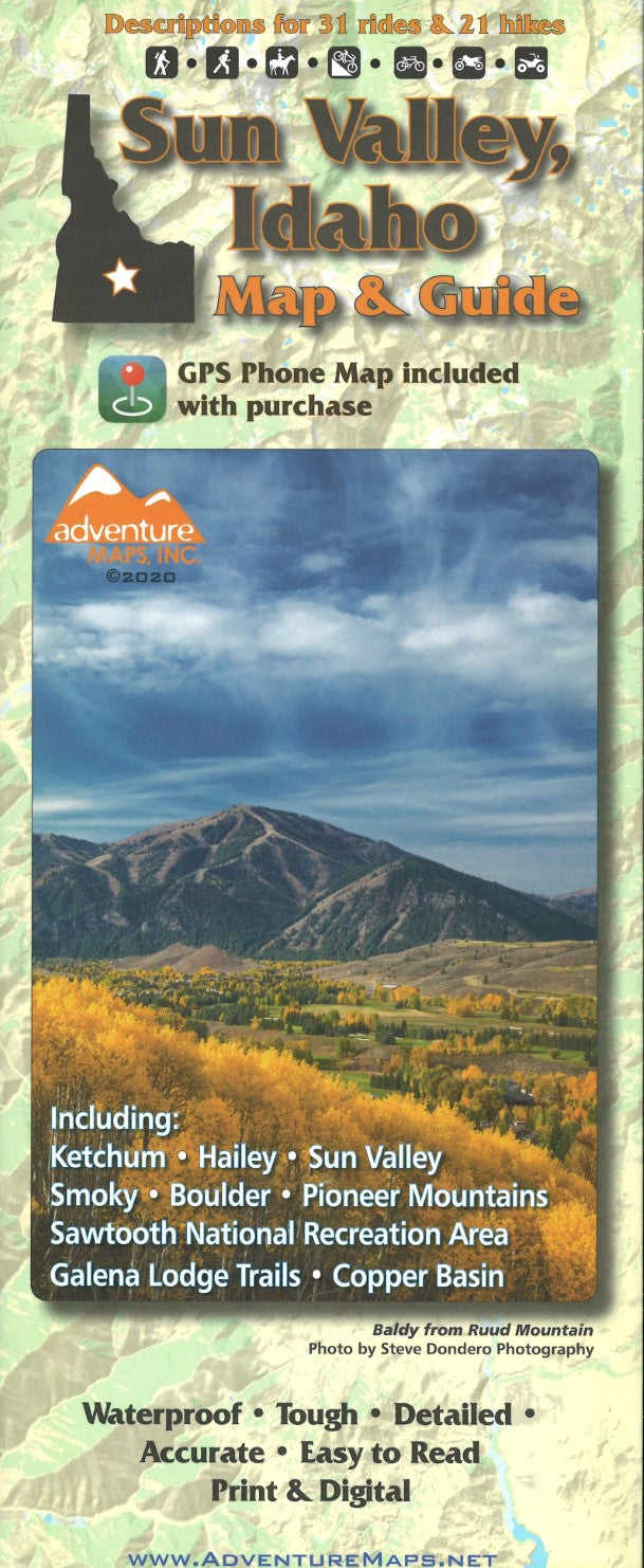 Sun Valley, Idaho, Trail Map