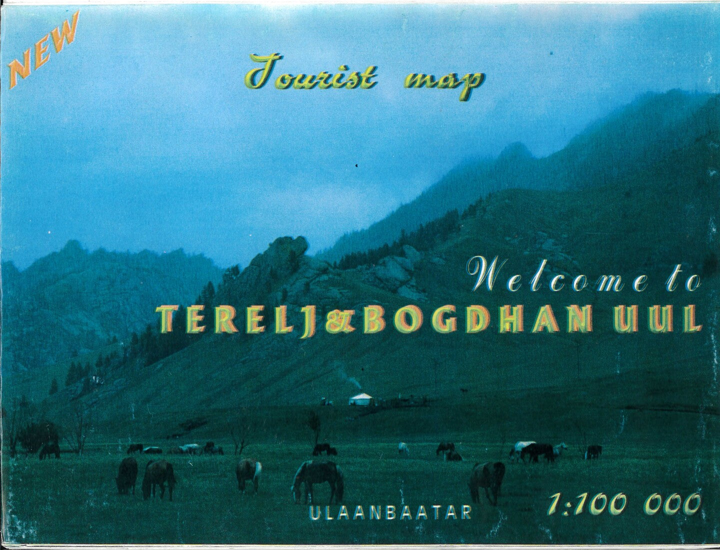 Terelj & Bogdhan Uul Tourist Map