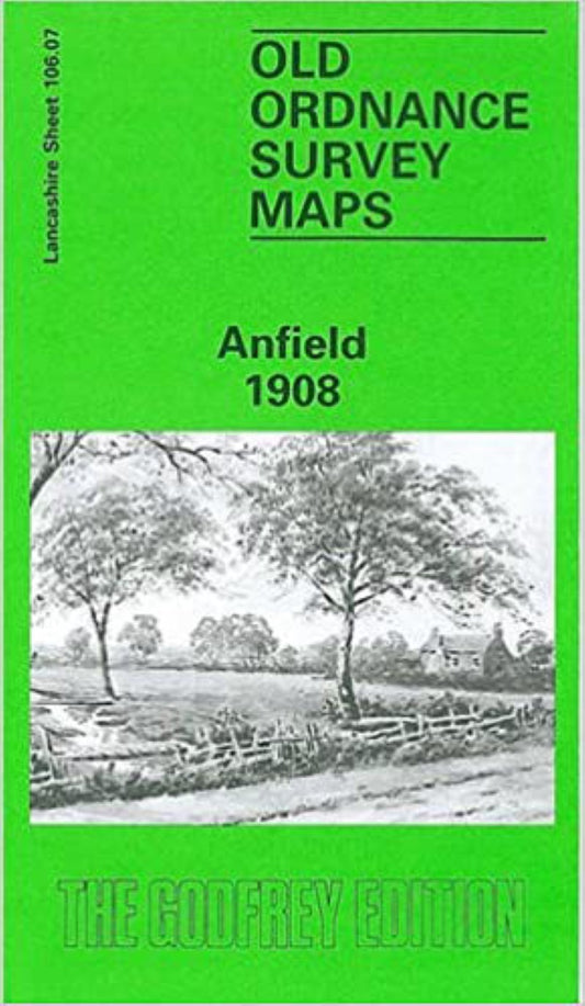 Anfield 1908 - Old Ordnance Survey Map (Lancashire Sheet 106.07)