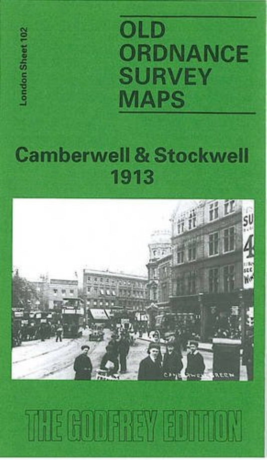 Camberwell & Stockwell 1913 - Old Ordnance Survey Map (London Sheet 102)