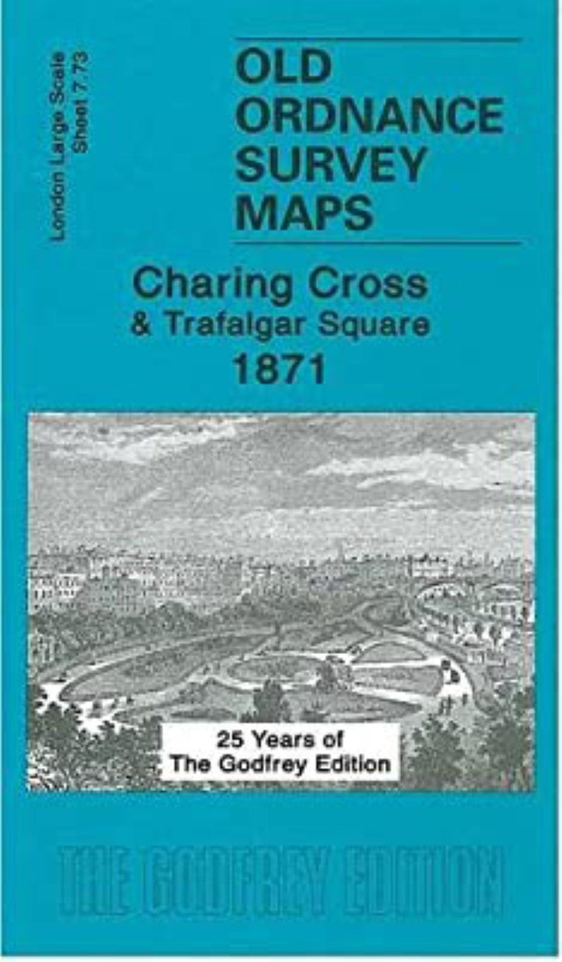 Charing Cross 1871 - Old Ordnance Survey Map (London Sheet 7.73)