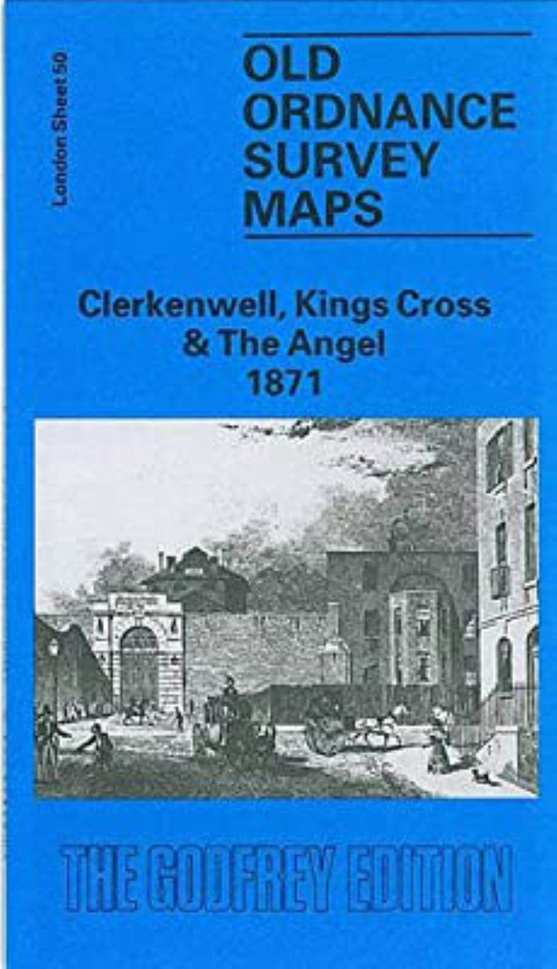 Clerkenwell, Kings Cross & The Angel 1871 - Old Ordnance Survey Map (London Sheet 50)