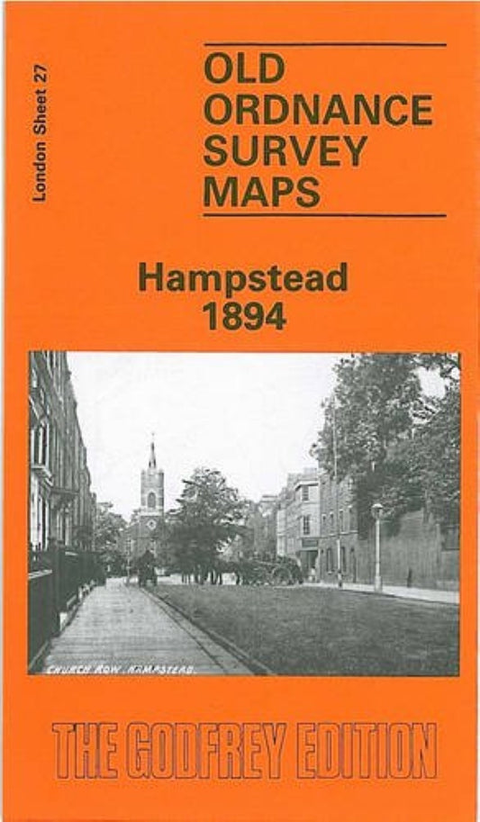 Hampstead 1894 - Old Ordnance Survey Map (London Sheet 27)