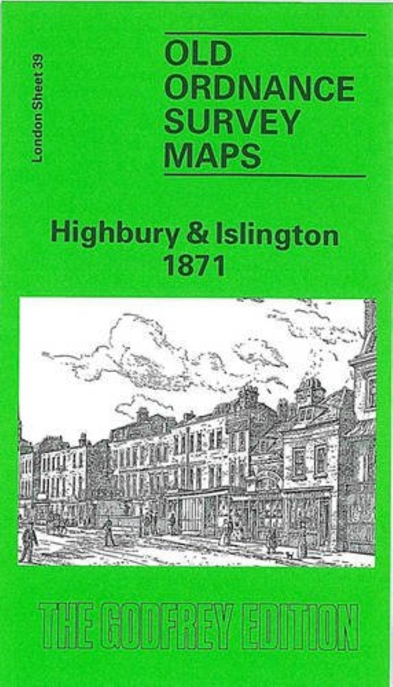 Highbury & Islington 1871 - Old Ordnance Survey Map (London Sheet 39)