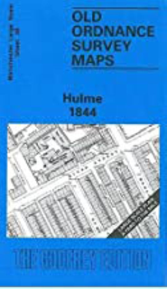 Hulme 1844 - Old Ordnance Survey Map (Manchester Large Scale Sheet 38)