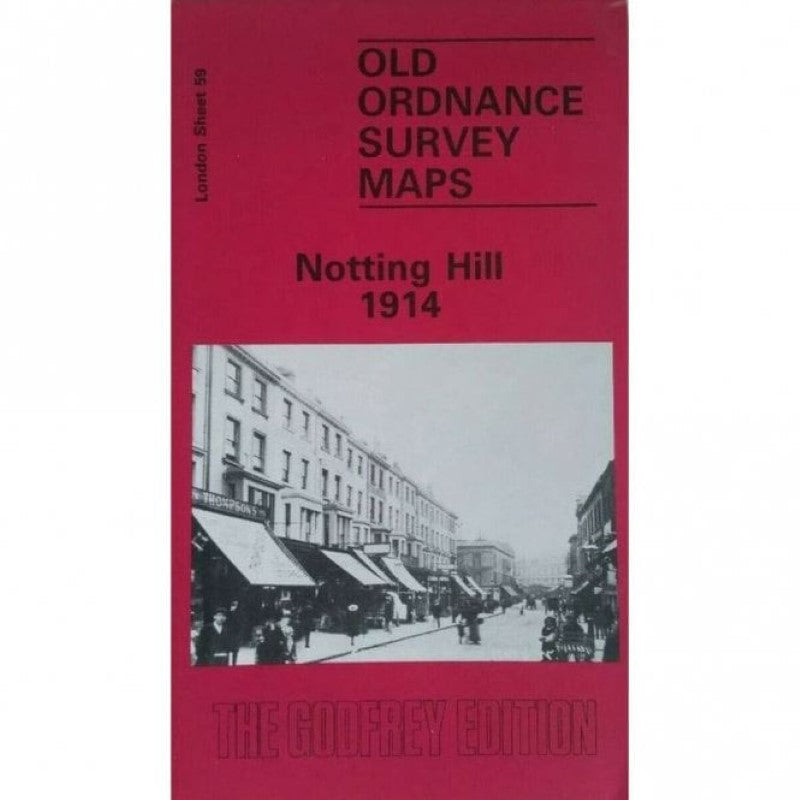 Notting Hill 1914 - Old Ordnance Survey Map (London Sheet 59)