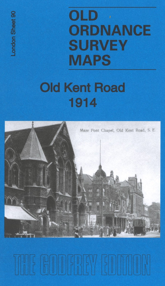 Old Kent Road 1914 - Old Ordnance Survey Map (London Sheet 90)