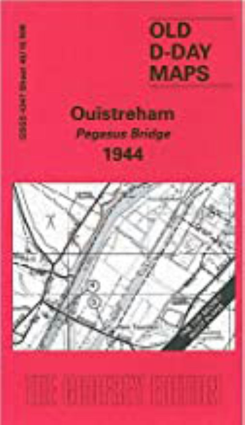 Ouistreham Pegasus Bridge 1944 - Old Ordnance Survey Map (GSGS 4347 Sheet 40/16 NW)