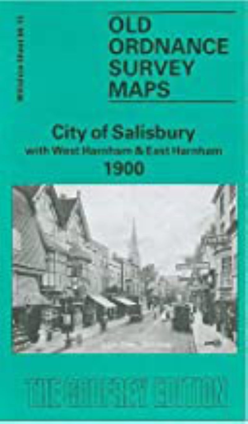 City of Salisbury with West Harnham & East Harnham 1900 - Old Ordnance Survey Map (Wiltshire Sheet 66.15)