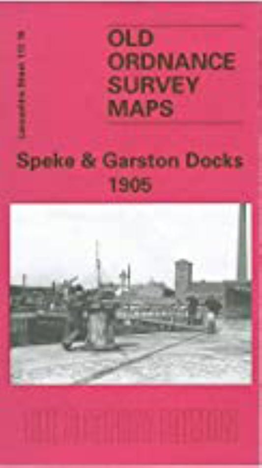 Speke & Garston Docks 1905 - Old Ordnance Survey Map (Lancashire Sheet 113.16)