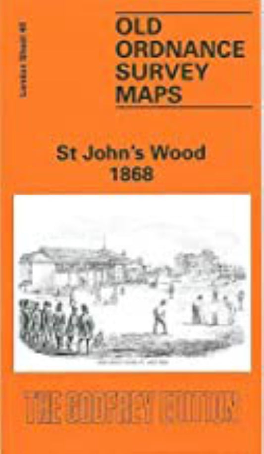 St John's Wood 1868 - Old Ordnance Survey Map (London Sheet 48)