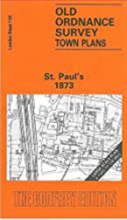 St. Paul's 1873 - Old Ordnance Survey Map (London Sheet 7.65)