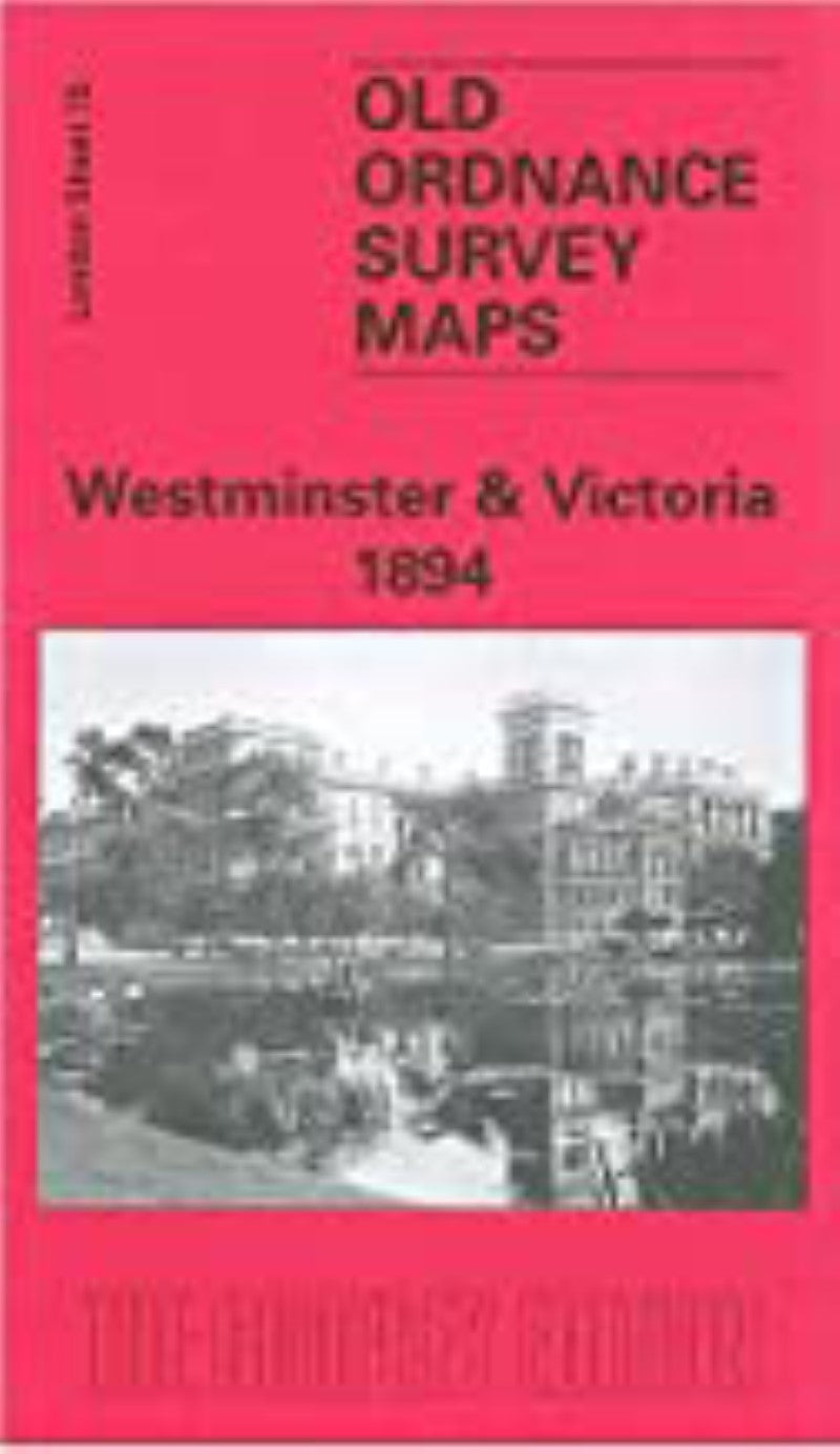 Westminster & Victoria 1894 - Old Ordnance Survey Map (London Sheet 75)