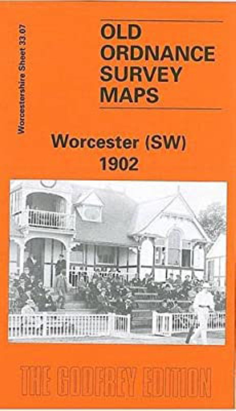 Worcester (SW) 1902 - Old Ordnance Survey Map (Worcestershire Sheet 33.07)