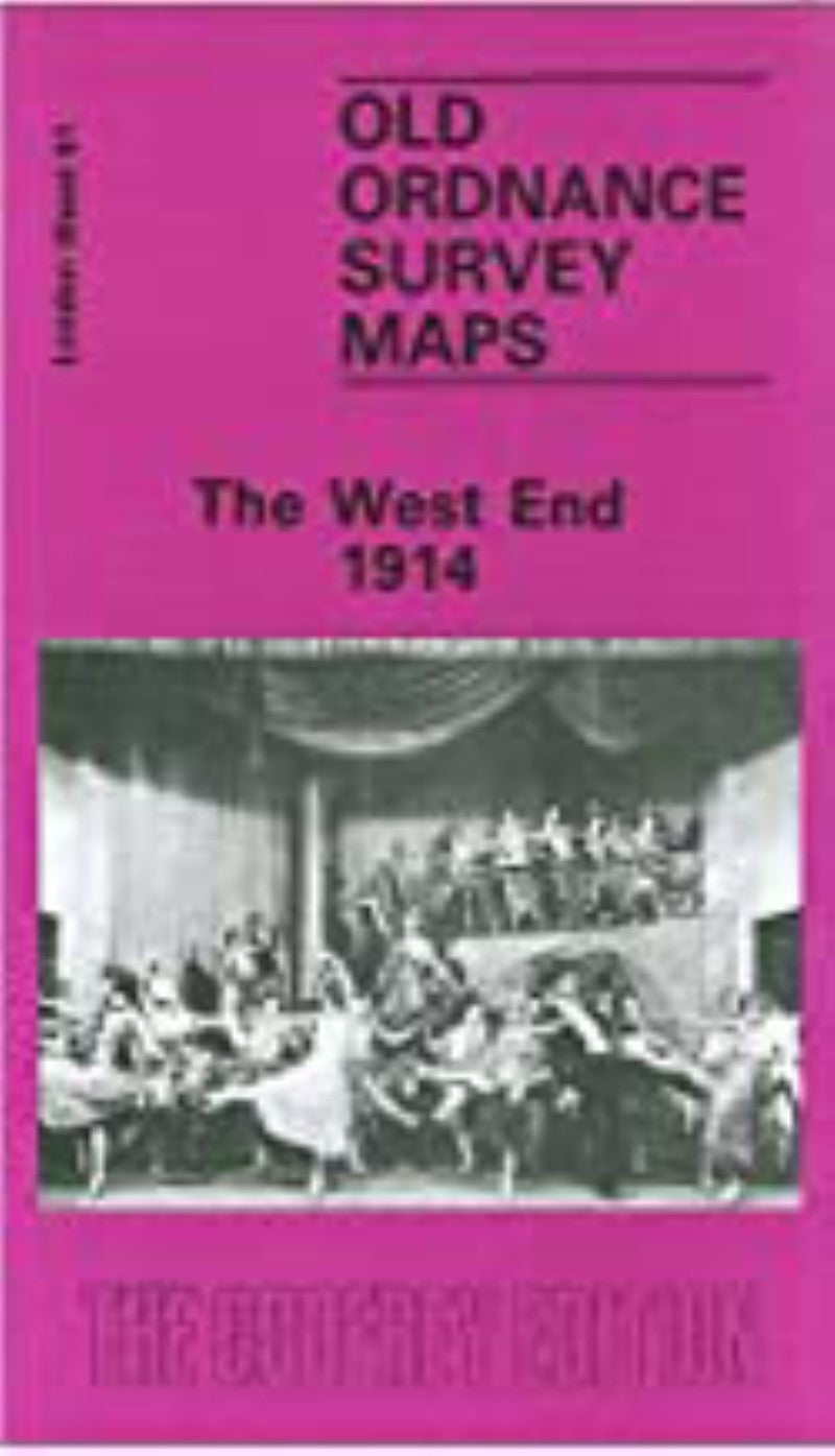 The West End 1914 - Old Ordnance Survey Map (London Sheet 61)