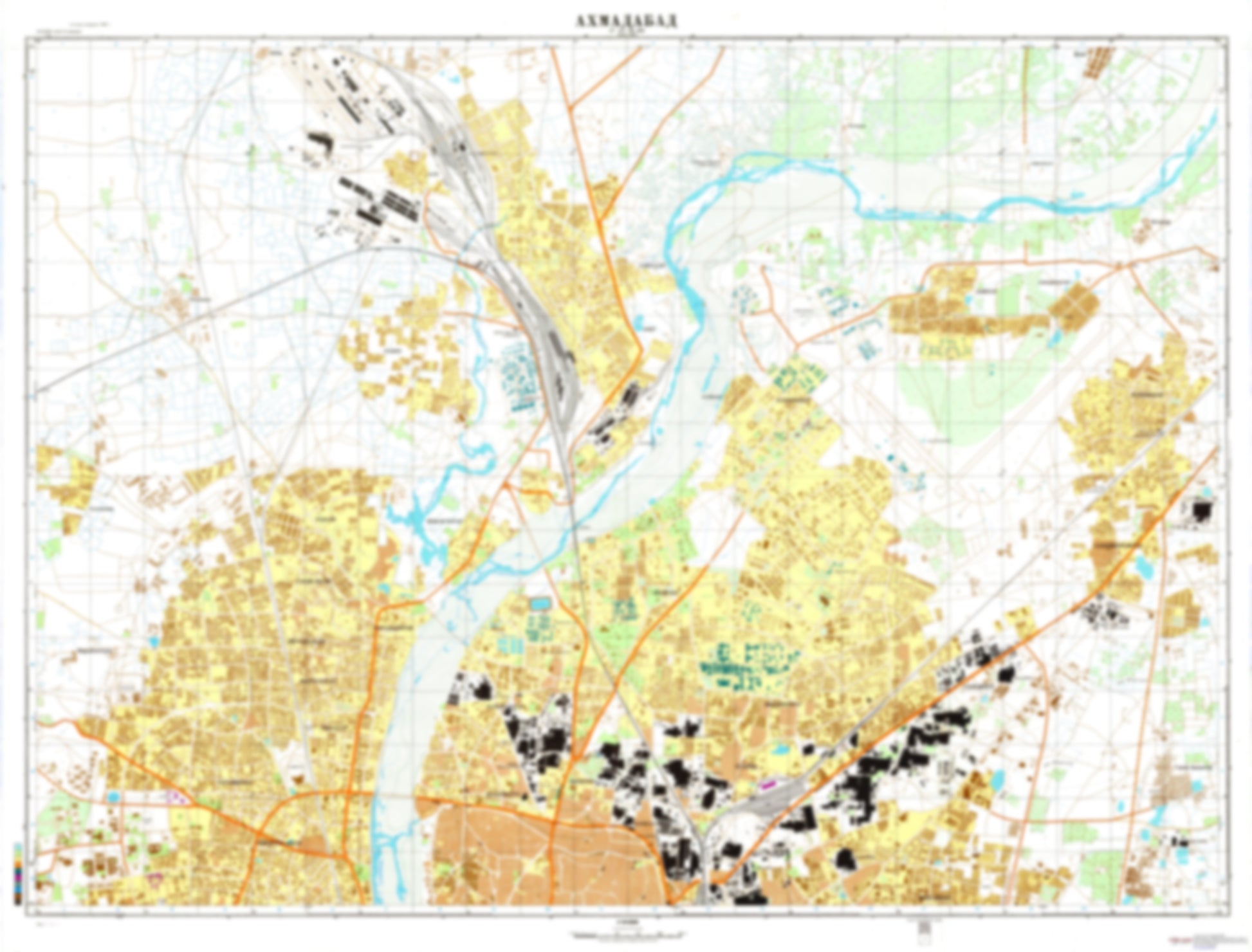 Ahmadabad 1 (India) - Soviet Military City Plans