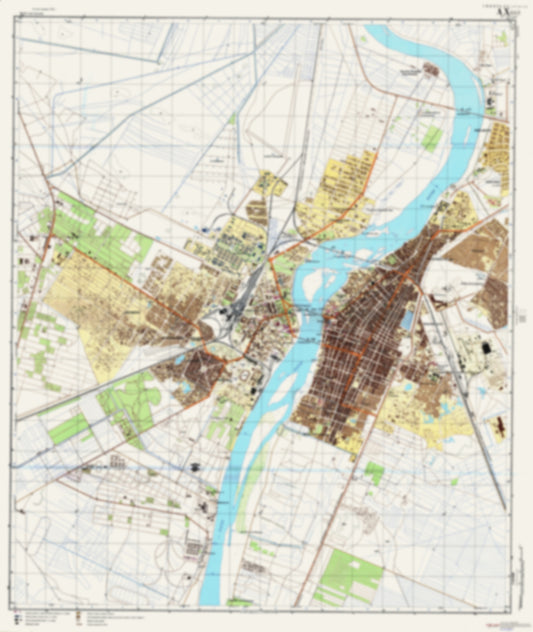 Ahvaz 1 (Iran) - Soviet Military City Plans