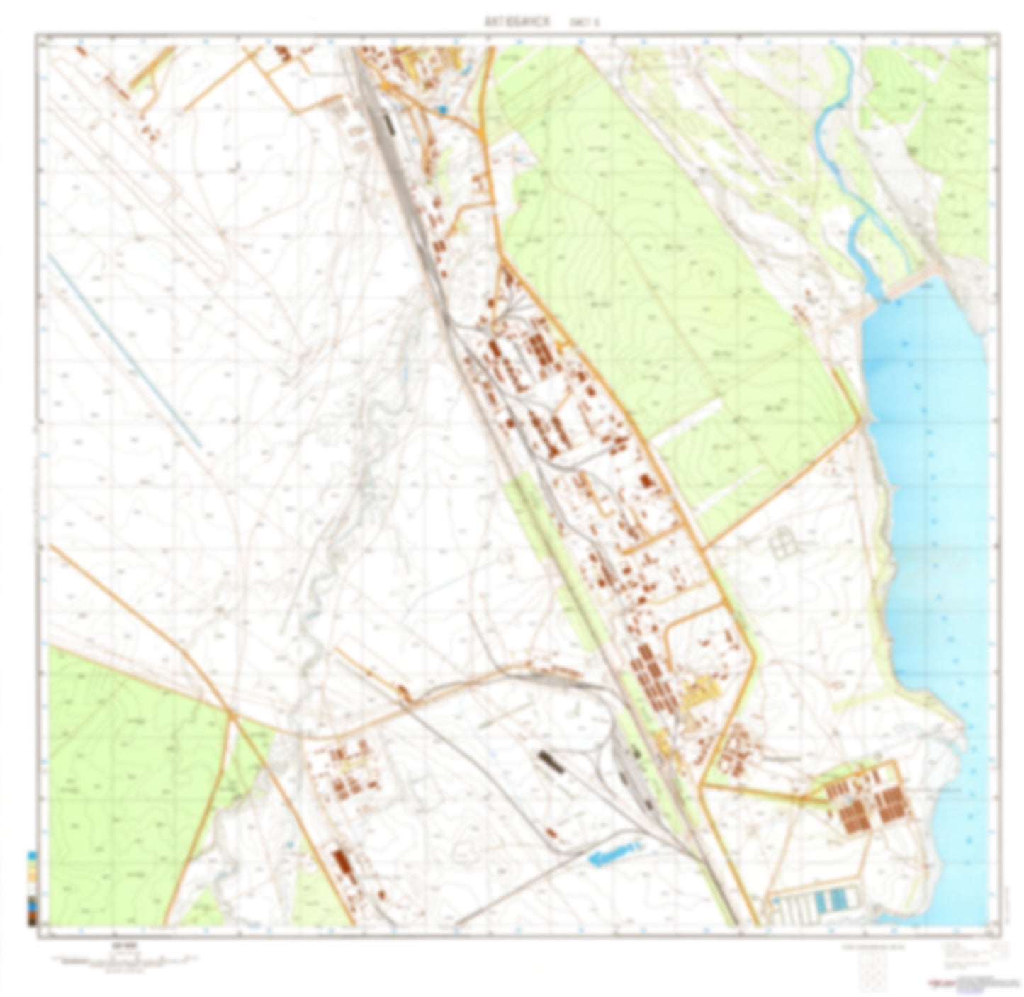 Aktyubinsk 6 (Kazakhstan) - Soviet Military City Plans