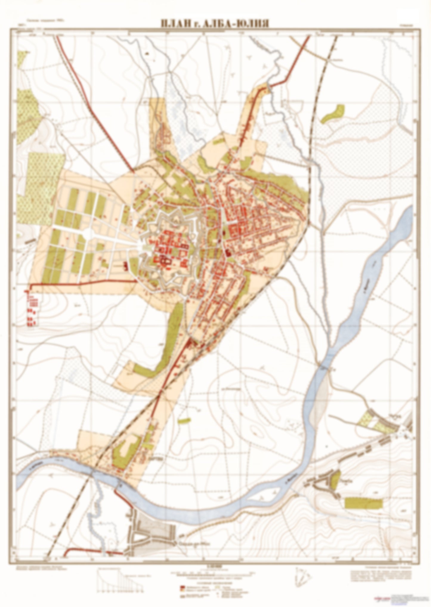 Alba Iulia (Romania) - Soviet Military City Plans