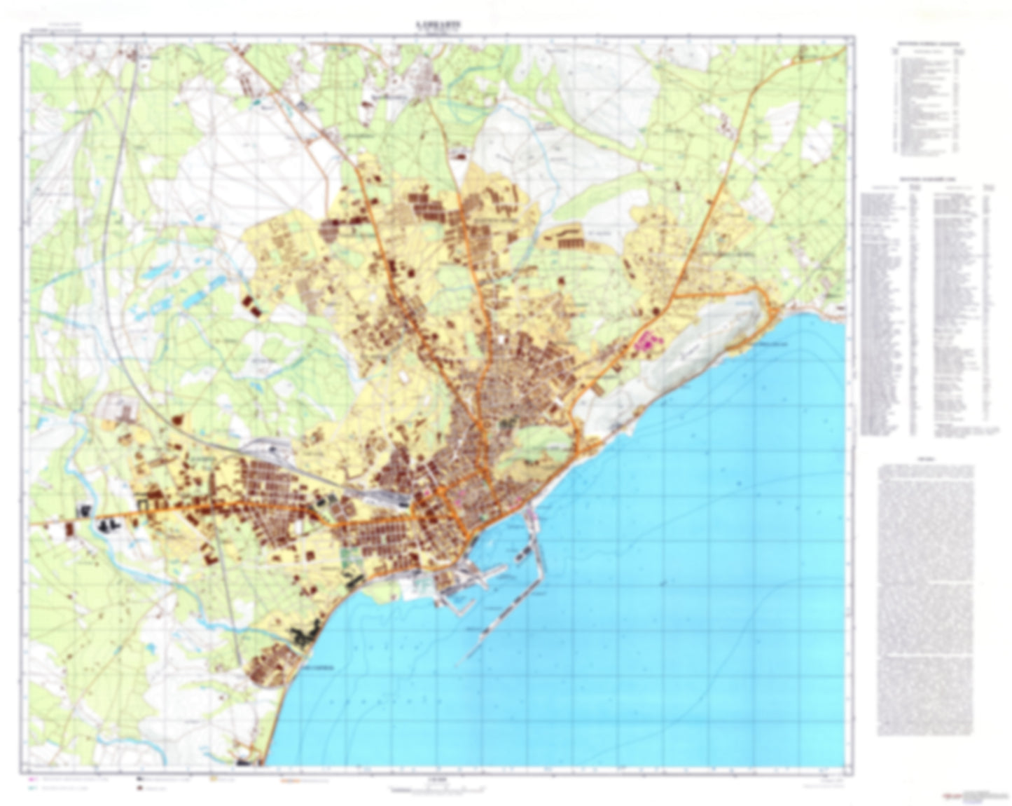 Alicante (Spain) - Soviet Military City Plans