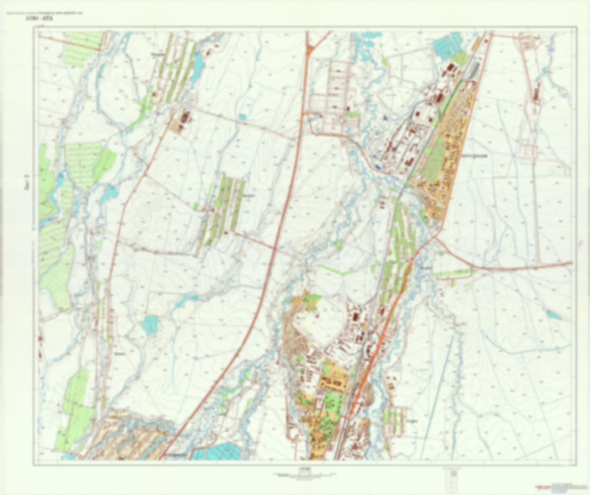 Alma-Ata / Almaty 2 (Kazakhstan) - Soviet Military City Plans