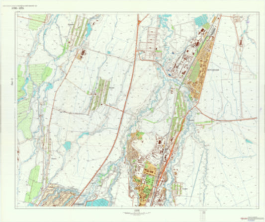 Alma-Ata / Almaty 2 (Kazakhstan) - Soviet Military City Plans