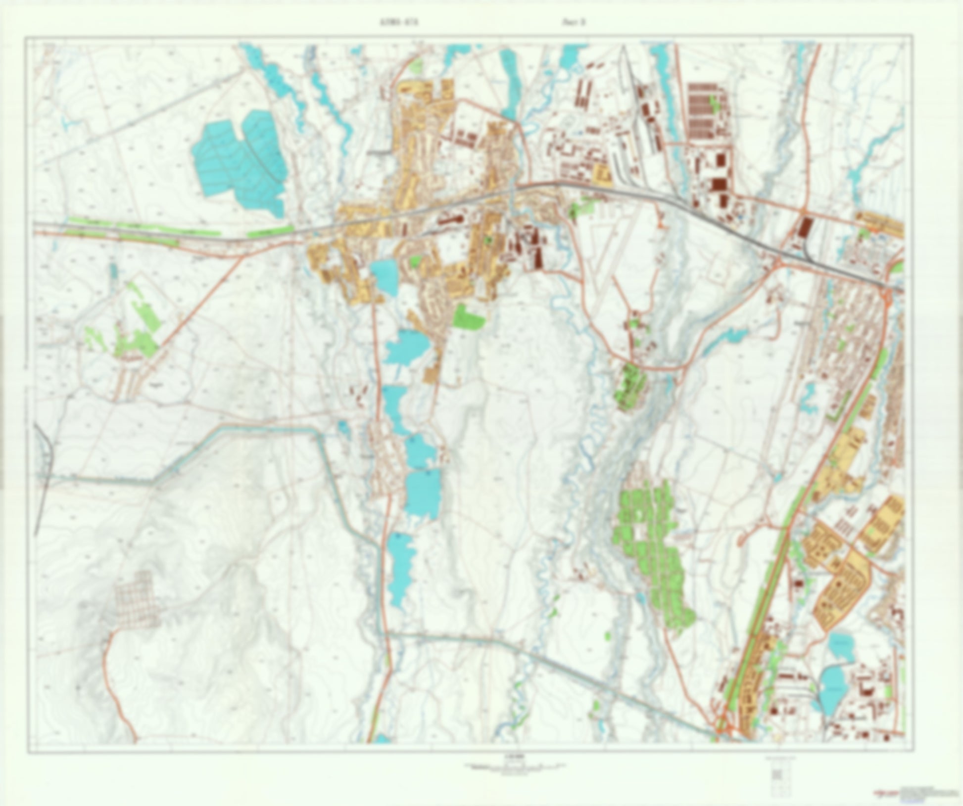 Alma-Ata / Almaty 3 (Kazakhstan) - Soviet Military City Plans