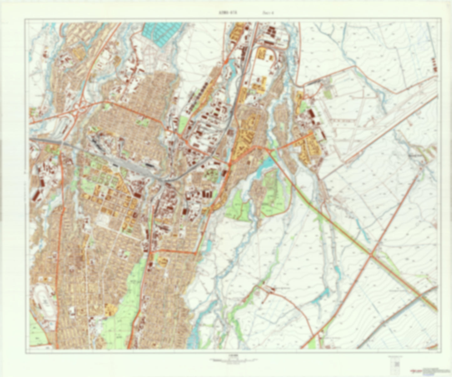Alma-Ata / Almaty 4 (Kazakhstan) - Soviet Military City Plans