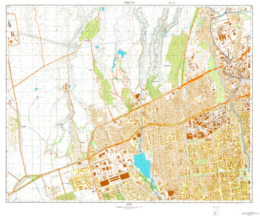 Alma-Ata 5 (Kazakhstan) - Soviet Military City Plans