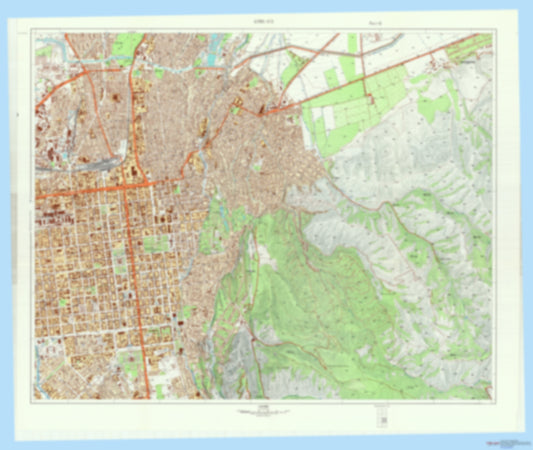 Alma-Ata / Almaty 6 (Kazakhstan) - Soviet Military City Plans