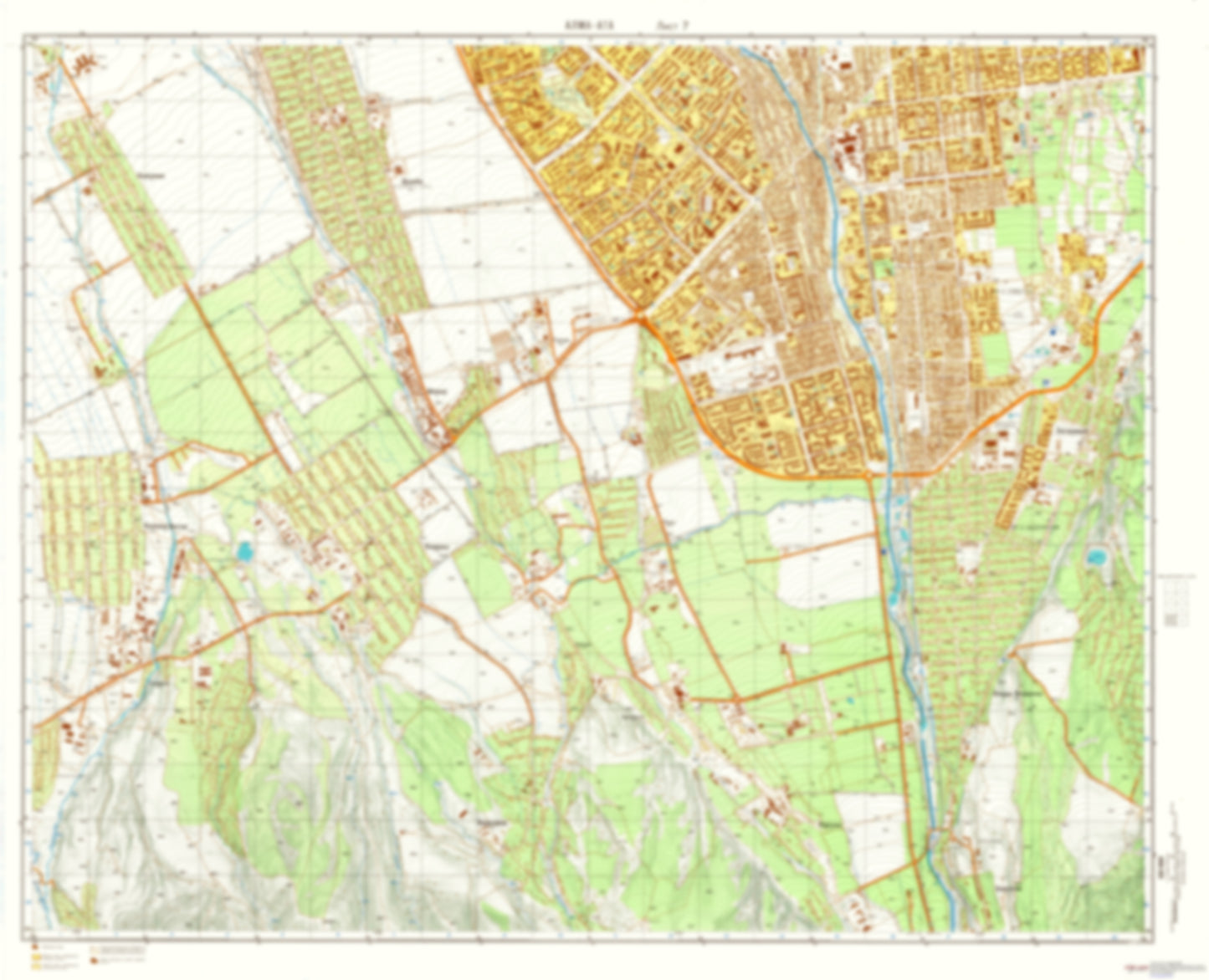 Alma-Ata 7 (Kazakhstan) - Soviet Military City Plans