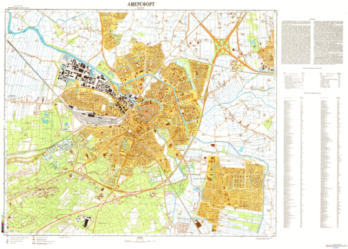 Amersfoort (Netherlands) - Soviet Military City Plans