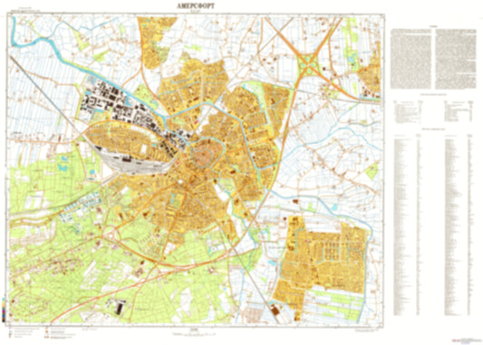 Amersfoort (Netherlands) - Soviet Military City Plans