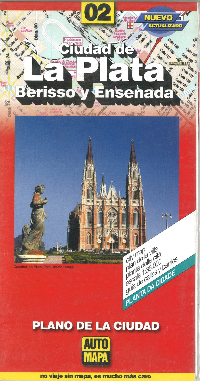 La Plata, Berisso y Ensanada : Plano de la Cuidad