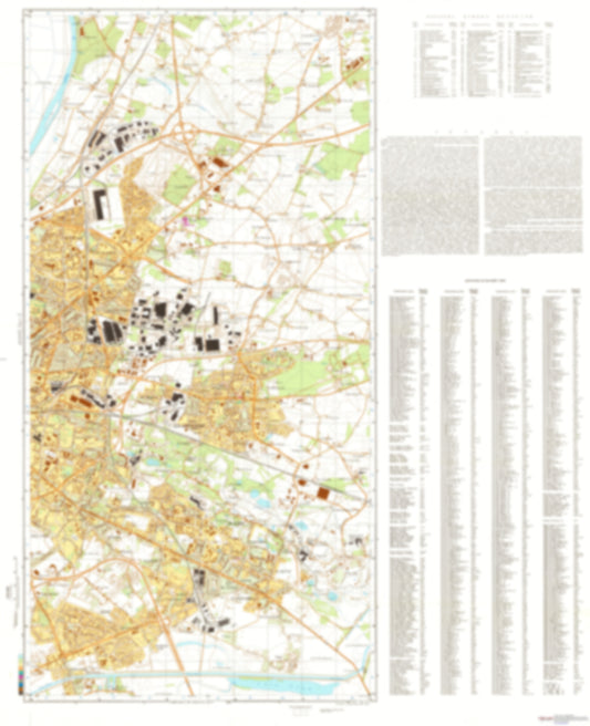 Angers 2 (France) - Soviet Military City Plans