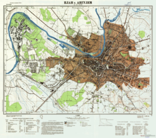 Angouleme (France) - Soviet Military City Plans