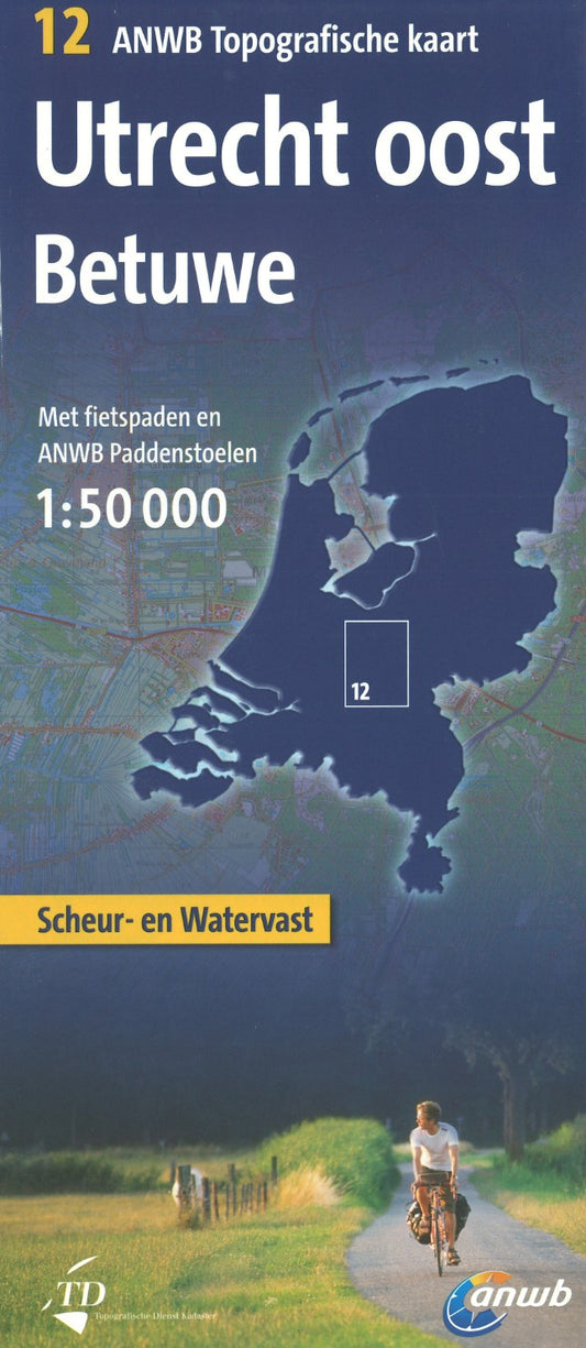 Utrecht Oost - ANWB Topografische kaart 12