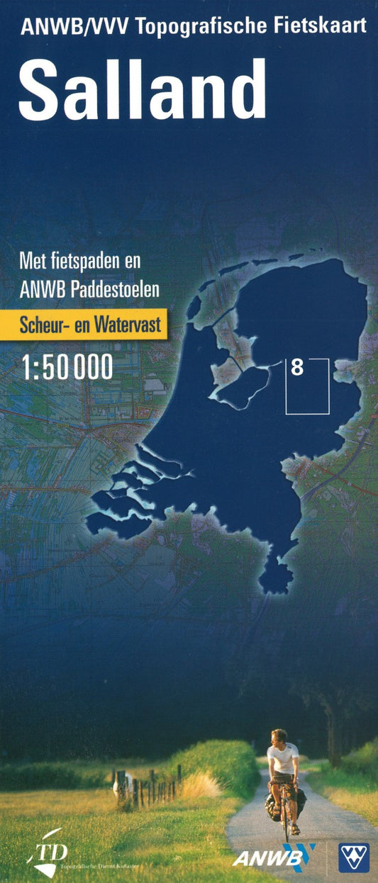 Salland - ANWB/VVV Topografische kaart 8