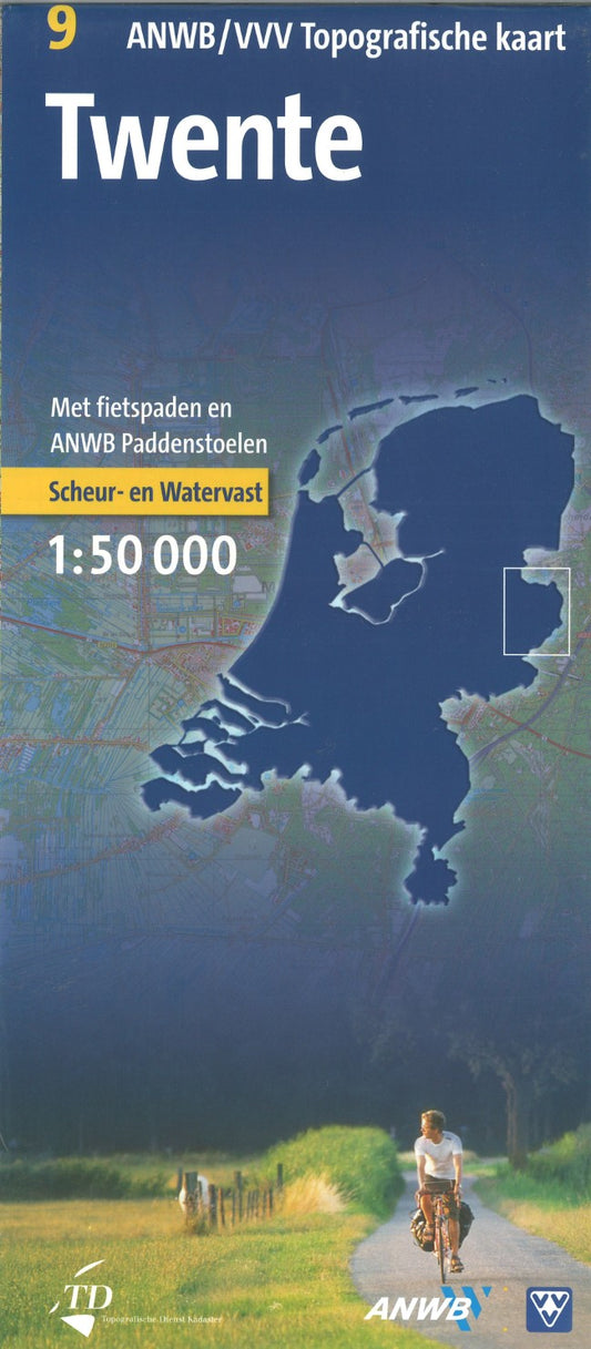 Twente - ANWB/VVV Topografische kaart 9