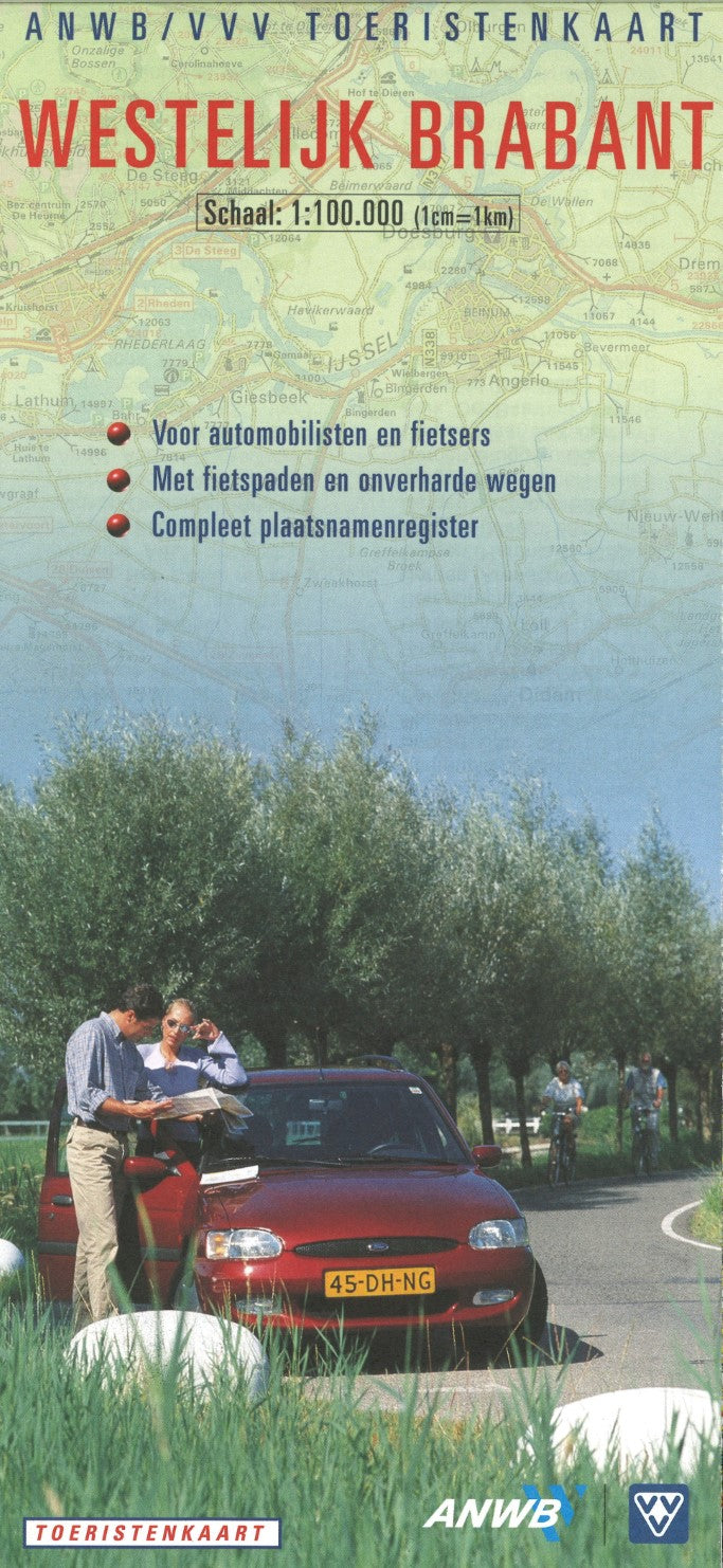 Westelijk Brabant - ANWB/VVV Toeristenkaart