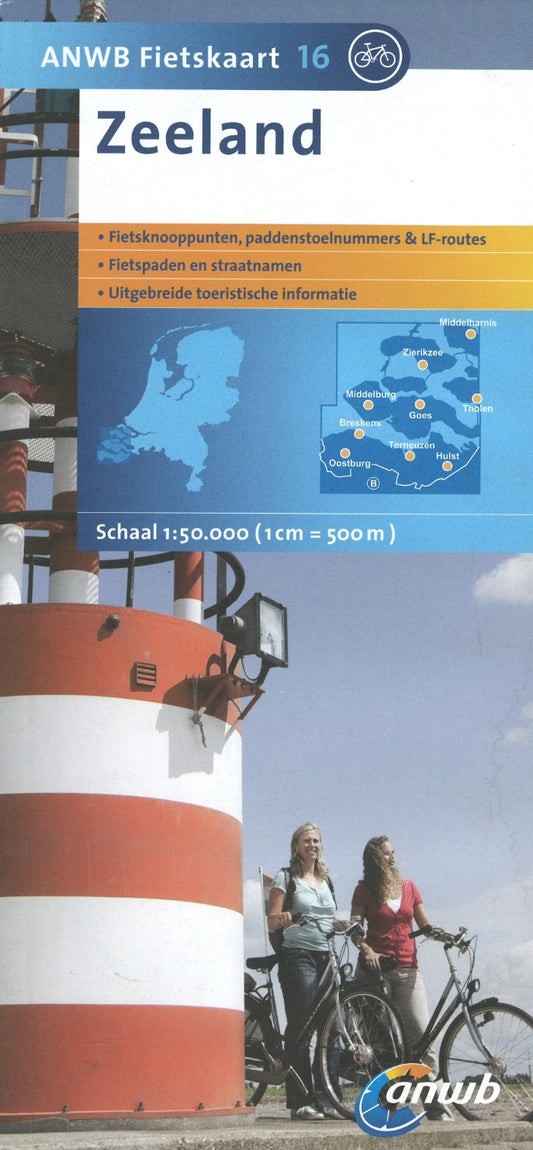 Zeeland - ANWB Fietskaart 16