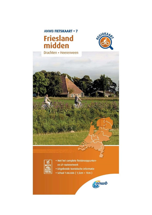 Friesland Central cycling map #7