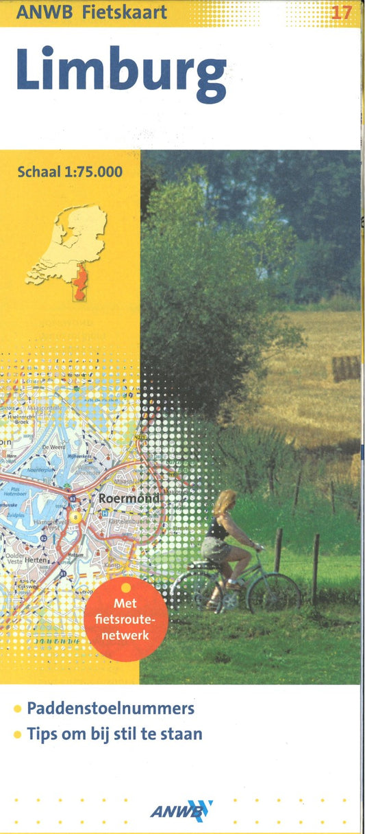 Limburg - ANWB Fietskaart 17
