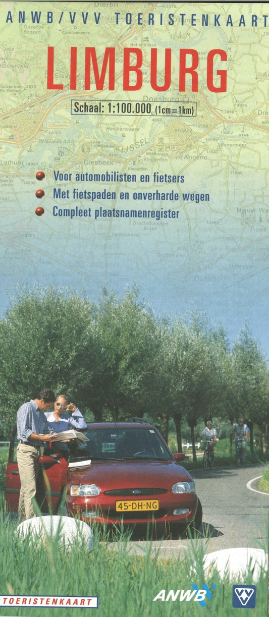 Limburg - ANWB/VVV Toeristenkaart