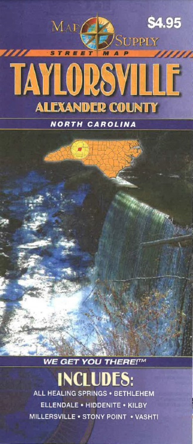 Taylorsville : Alexander County, North Carolina street map