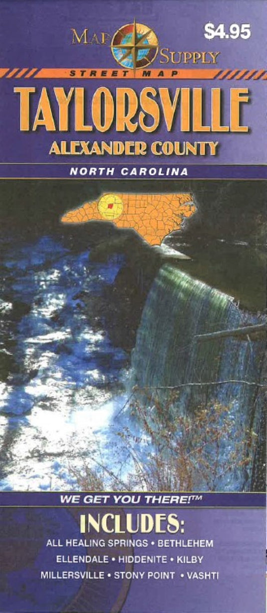 Taylorsville : Alexander County, North Carolina street map