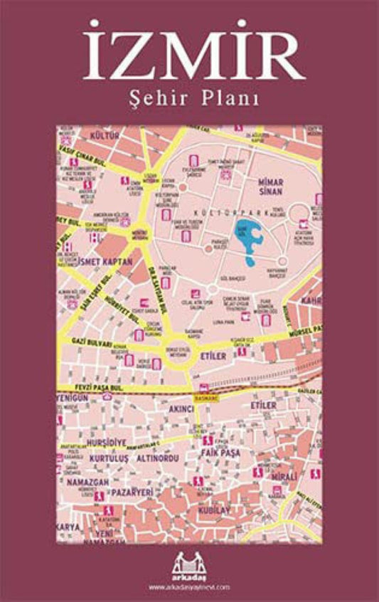 Izmir city street map